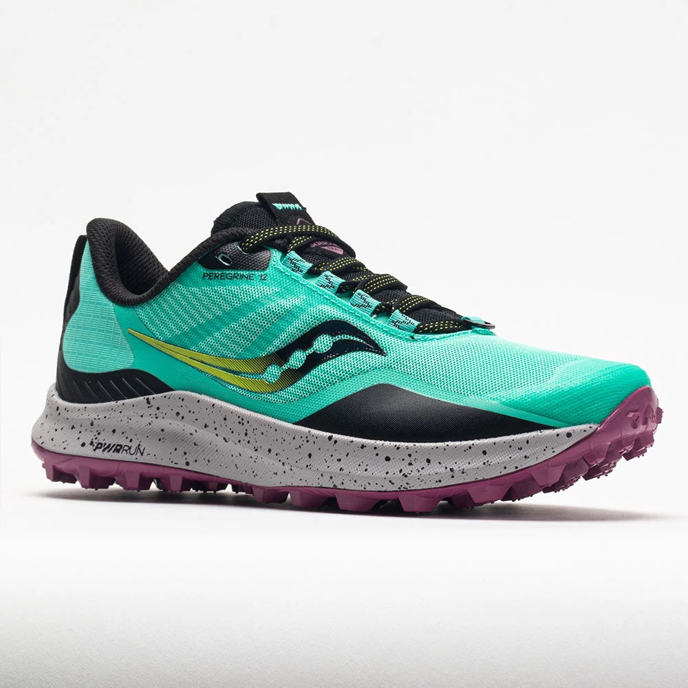 Saucony Peregrine 12 Women's Cool Mint/Acid - Image 5