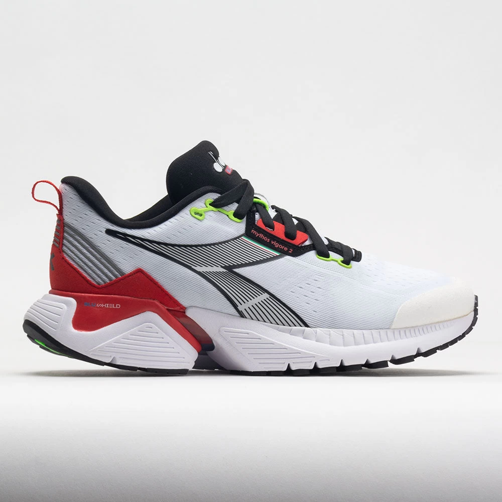 Diadora Mythos Blushield Vigore 2 Men's White/Black/Fiery Red