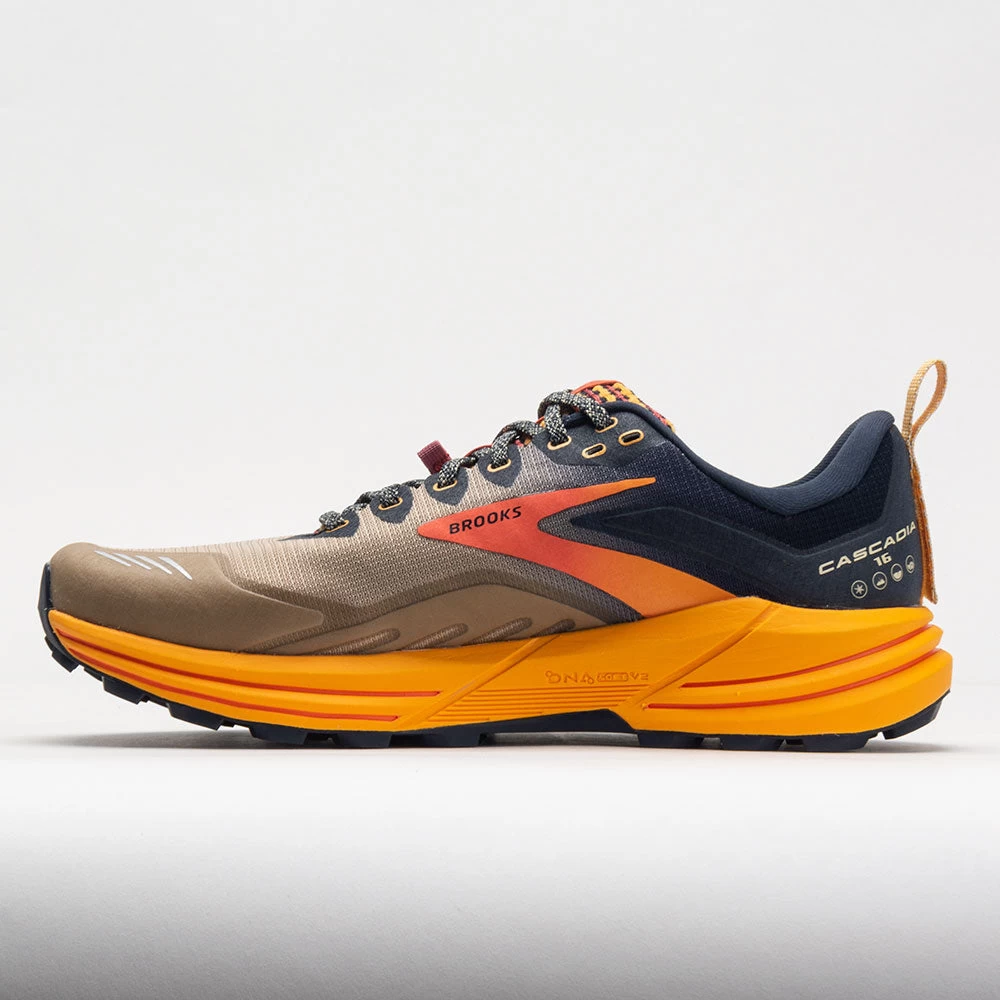 Brooks Cascadia 16 Men's Zinnia/Eclipse/Nomad - Image 2