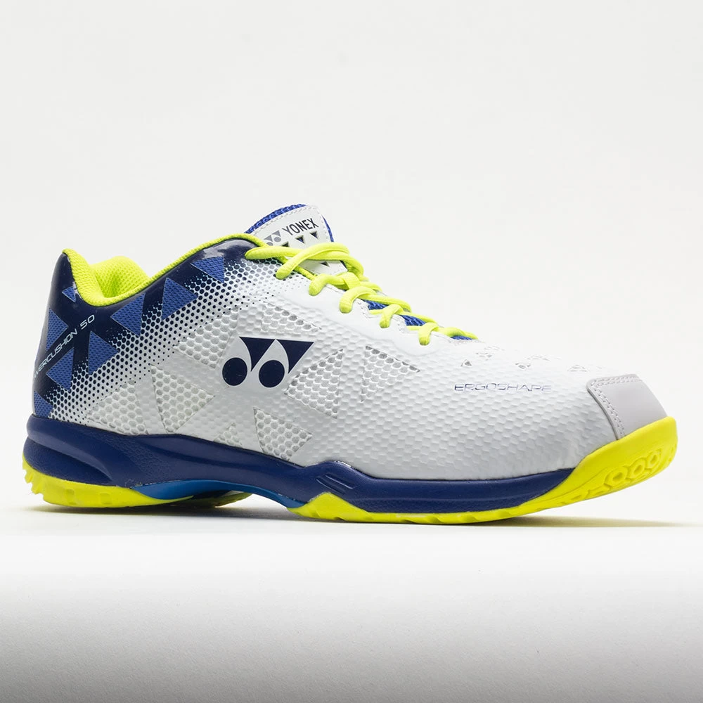 Yonex Power Cushion 50 Men's White/Blue - Image 5