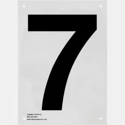 Gamma Tennis Court Numbers (Plastic)