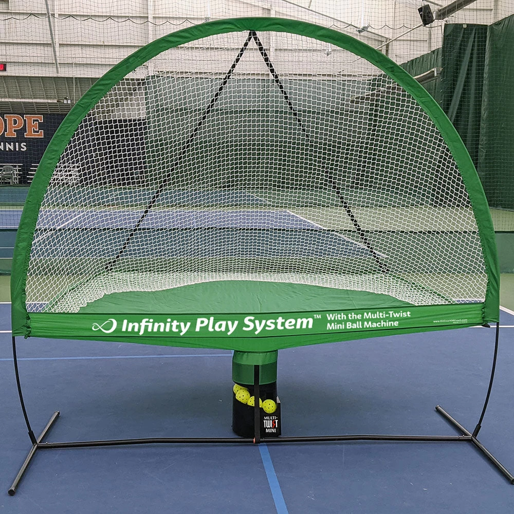 Oncourt/Offcourt Infinity Play System W/Multi-Twist Mini Ball Machine