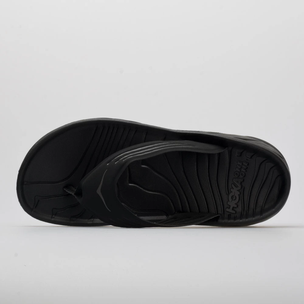 Hoka One One Ora Recovery Flip Men's Black/Dark Gull Gray - Image 2